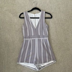 Nordstrom bp lavender romper; size: S